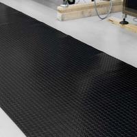 Cobadot Rubber Flooring Black 3mm Thick x 1.2m Wide x 10m Long