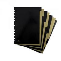 concord noir 10 part divider black and gold a4 7738 noi