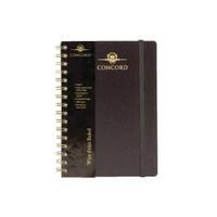 Concord Noir Jotta A5 Notebook Wirebound Polypropylene Feint Ruled 160