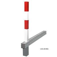 COMMANDER-PLUS B Folding Post - 1000mmH Concrete In Red/White