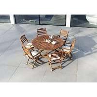 Cornis Round 6 Seater Dining Set