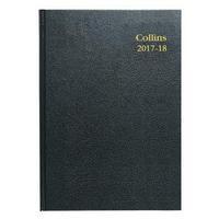 collins 52m a5 2017 2018 academic year diary day to a page with