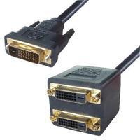 connekt gear 20cm dvi d monitor splitter cable 26 1529