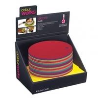 colour works 20cm silicone round trivet