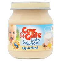 Cow & Gate Baby Balance Egg Custard 4+ Months 125g