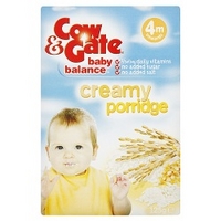 Cow & Gate Baby Balance 4m Onwards Creamy Porridge 125g