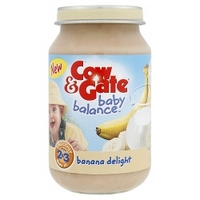 cow gate baby balance stages 2 3 banana delight 200g