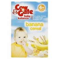 Cow & Gate Sunny Start Banana Porridge from 4-6m Onwards 125g