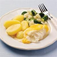 cod fillet with mornay sauce