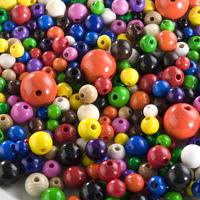 coloured wooden beads pack of 250