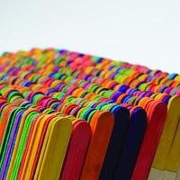 Coloured Lollypop Sticks Pack