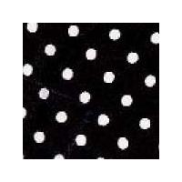 cotton poplin fabric mini spot black