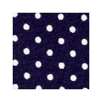 Cotton Poplin Fabric Mini Spot - Navy