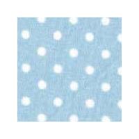 Cotton Poplin Fabric Mini Spot - Pale Blue