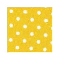 Cotton Poplin Fabric Mini Spot - Yellow