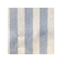 Cotton Poplin Fabric Stripe - Pale Blue Grey