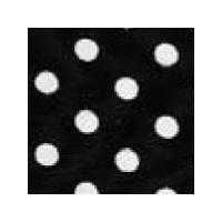 Cotton Poplin Fabric Large Spot - Black