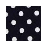 Cotton Poplin Fabric Large Spot - Navy