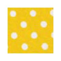 Cotton Poplin Fabric Large Spot - Yellow