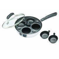 Coated Carbon Steel Four Hole Egg Poacher