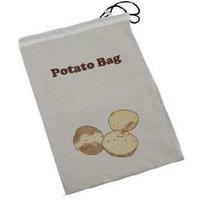 Cotton Lined Potato Drawstring Bag