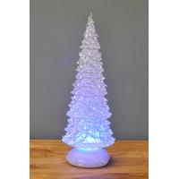 colour changing glitter christmas tree 32cm by snowtime
