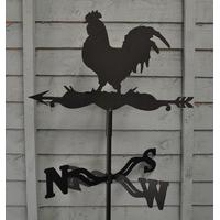 Cockerel Design Garden Weather Vane by Gardman