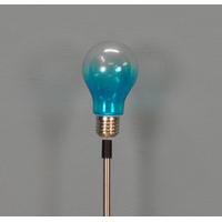 coloured bulb stake light solar by gardman