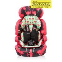 Cosatto Zoomi Group 123 5 Point Plus Car Seat in Flamingo Fling