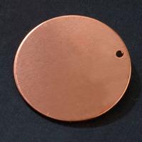 Copper Pendant Round 30mm. Each