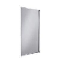 Cooke & Lewis Straight Single Panel Fully Framed Bath Screen (W)750mm