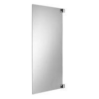 Cooke & Lewis Nile Straight Single Panel Frameless Hinged Bath Screen (W)800mm