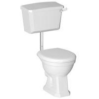 Cooke & Lewis Serina Traditional Low Level Toilet with Soft Close Seat