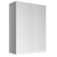 cooke lewis marletti gloss white double door wall cabinet w600mm