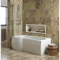 cooke lewis adelphi curved bath screen