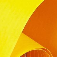 Coloured Kraft Paper. Yellow/Orange