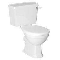 cooke lewis serina classic close coupled toilet with soft close seat