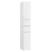 cooke lewis marletti gloss white 2 door 2 drawer tall unit w300mm