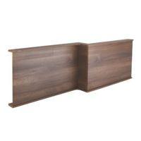 cooke lewis adelphi walnut effect natural rh bath front panel w1690mm