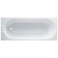 cooke lewis shaftesbury acrylic rectangular straight bath l1500mm w700 ...