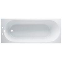 cooke lewis shaftesbury acrylic rectangular straight bath l1600mm w700 ...