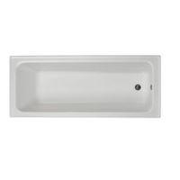 cooke lewis shaftesbury acrylic rectangular straight bath l1700mm w700 ...