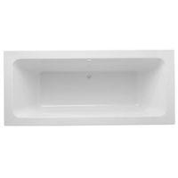cooke lewis valerian acrylic twin ended bath l1700mm w750mm