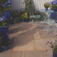 colonial brown natural sandstone mixed size paving pack l4905mm w3980m ...