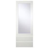 Cooke & Lewis Raffello High Gloss White Slab Tall Dresser Door & Drawer Front (W)500mm Set of 3