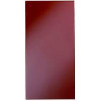 Cooke & Lewis Raffello High Gloss Red Slab Tall Standard Door (W)450mm