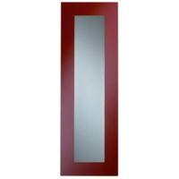 Cooke & Lewis Raffello High Gloss Red Slab Tall Glazed Door (W)300mm
