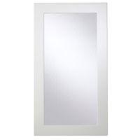 Cooke & Lewis Raffello High Gloss White Slab Tall Glazed Door (W)500mm