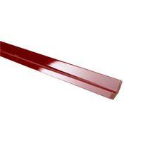 cooke lewis high gloss red base corner post h720mm w57mm