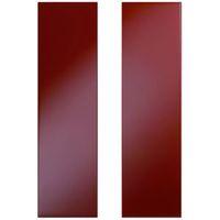 Cooke & Lewis Raffello High Gloss Red Slab Tall Corner Wall Door (W)625mm Set of 2